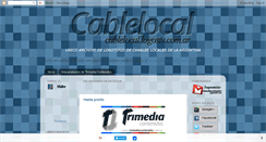 Desktop Screenshot of cablelocal.logostv.com.ar