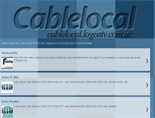 Tablet Screenshot of cablelocal.logostv.com.ar